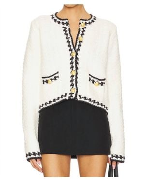 John + Jenn Benedict Cardigan - White