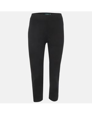 Ralph Lauren Cotton Skinny Pants - Black