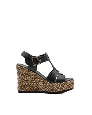 Paloma Barceló Olivia Platform Espadrille Wedge - Metallic