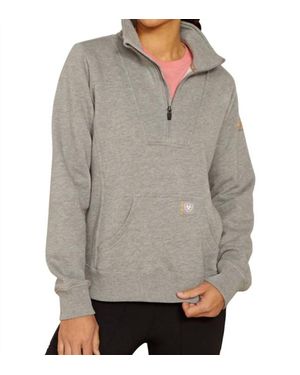 Ariat Traverse Funnel Neck Sweatshirt - Gray