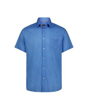 American Heritage Stretch Short Sleeve Shirt - Blue