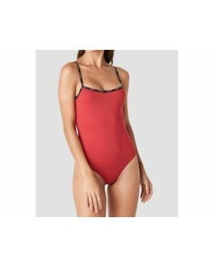 Levi's Paige Brilliant Contrast Straps Bodysuit - Red