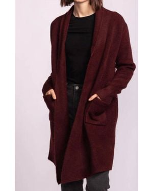 Pink Martini Stockport Sweater Jacket - Red