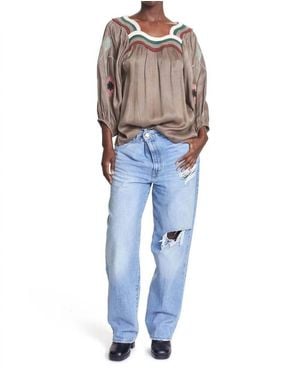 Corey Lynn Calter Patti Top - Blue