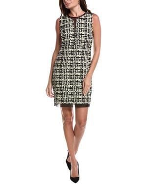 St. John Wool-Blend Mini Dress - Black