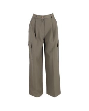 Frankie Shop Maesa Cargo Pants - Gray