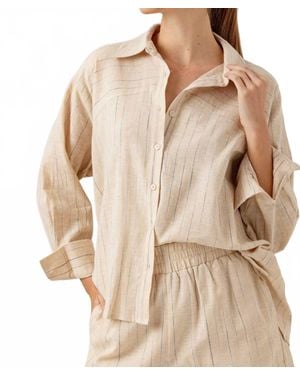 Sundays Linen Adora Shirt - Natural