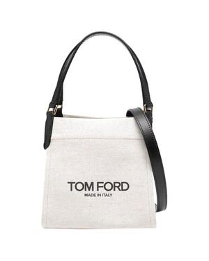 Tom Ford Medium Amalfi Tote Bag - White