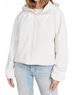 Rains Lohja Short Jacket - White
