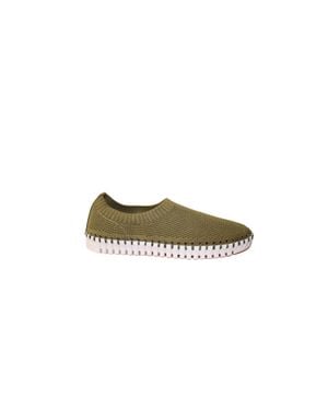 Eric Michael Lucy Mesh Slip On - Green
