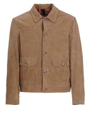 The Jack Leathers Bayonne Suede Leather Jacket - Brown