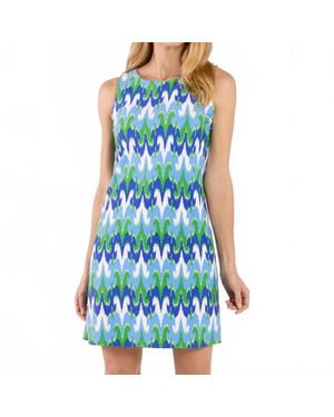 Jude Connally Beth Shift Dress - Blue