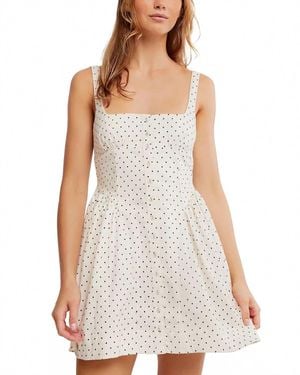 Free People Printed Astrid Mini Dress - White