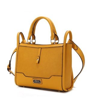 MKF Melody Vegan Leather Tote Handbag For - Orange