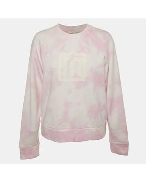 Maje Tie-Dye Cotton Sweatshirt - Gray