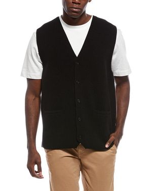 Jonathan Simkhai Rhys Wool & Cashmere-Blend Vest - Black