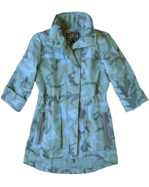 Anorak Modern Camo Print - Blue