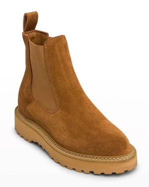 Diemme Alberone Suede Chelsea Boots - Brown