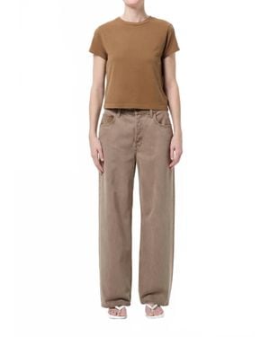 Agolde Low Slung Baggy Jean - Natural