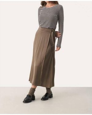 Part Two Lovelie Wrap Skirt - Natural