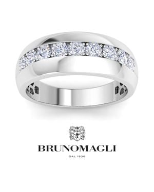 Bruno Magli 1 Carat Classic Lab Grown Diamond Ring - Metallic