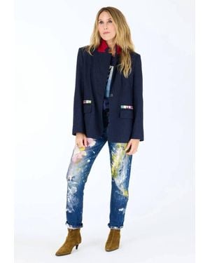 Kerri Rosenthal Workday Love Brigade Blazer - Blue