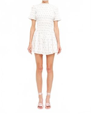 SOFIA The Label Ophelia Mini Dress - White