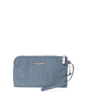 Baggallini Rfid Wristlet Wallet - Blue
