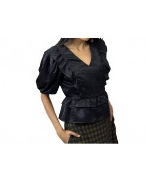Emily Lovelock Anne Blouse - Black