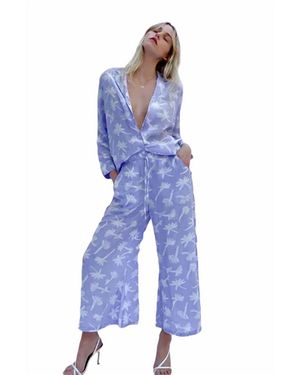 French Connection Belia Drape Pants - Blue