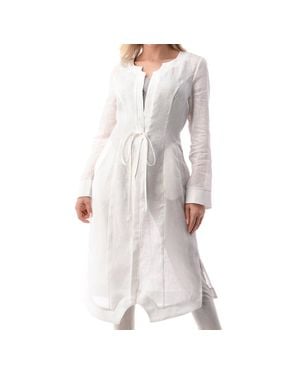 One Essence Ariana Arch Detail Duster - White