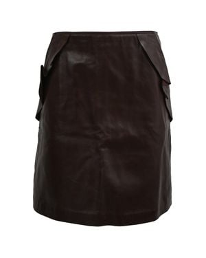 Sandro Sandro Ruffle Accent Mini Skirt - Black
