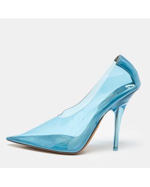 Yeezy Pvc Toe Season 7 Pointed Pumps - Blue