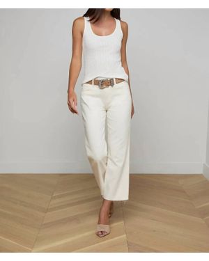L'Agence Adira Scoopneck Tank Top - Natural