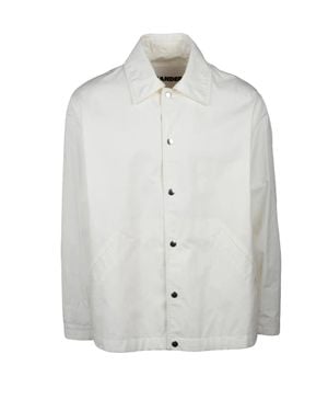 Jil Sander Cotton Poplin Jacket - Gray
