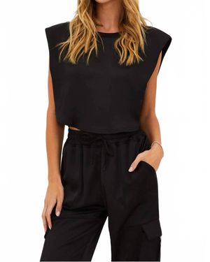 Beach Riot Dunes Boxy Tee - Black