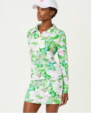 Lilly Pulitzer Maryana 15" Lounge Skort - Green