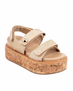 Shu Shop Lucille Platform Sandals - Natural