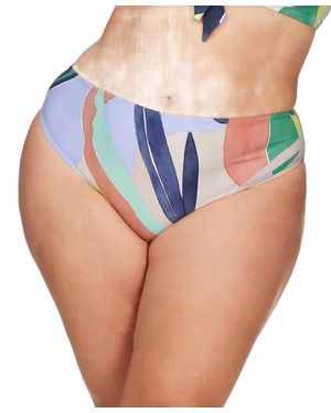 Artesands Curve Fit Mid Rise Swim Pant - Blue