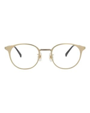 dunhill Round-Frame Titanium Optical Frames - Metallic