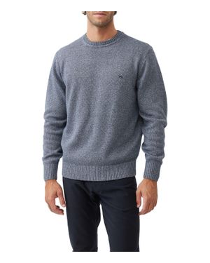 Rodd & Gunn Gunn Crew Neck Sweater - Blue