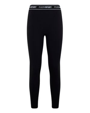 Philipp Plein Fleece Jogging Leggings - Blue