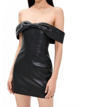 Anine Bing Colleen Mini Dress - Black
