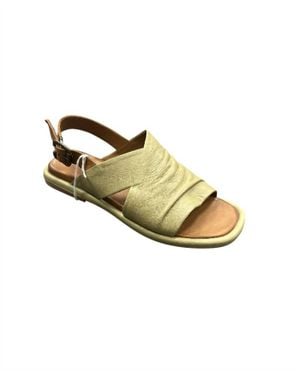 BUENO Eliza Flat Sandal - Metallic