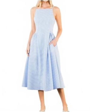Thml Cape May Midi Dress - Blue