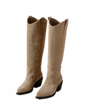 Alohas Mount Desert Cowboy Boots - Gray