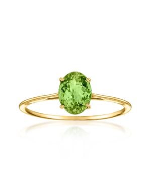 Ross-Simons Oval Tourmaline Ring - Green