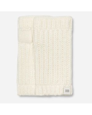 UGG Chunky Fingerless Mitten Nimbus Extreme Cold Weather Gloves Red869 - Natural