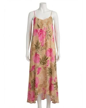 Z Supply Benson Ula Tropical Midi Dress - Gray