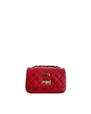 Baldinini Leather Crossbody Bag - Red